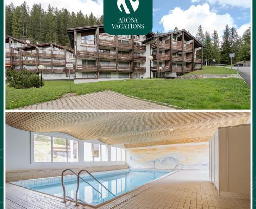 Arosa Apartment | Rehwiesa A11 by Arosa Vacations, Direkt vor der Skipiste & mit Pool
