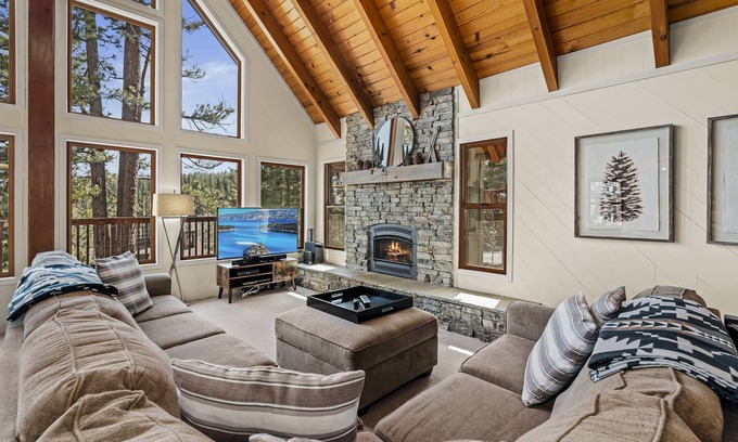 Truckee Cabin | Relax and recharge with picturesque views of Martis Valley, perfect for friends and family!