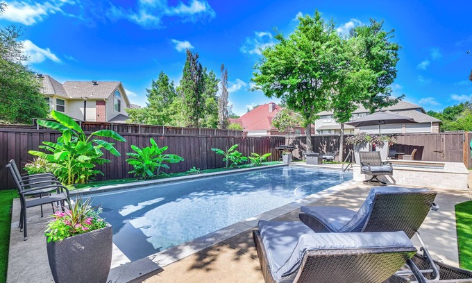 Carriage Hill House | Relax By Pool, Soak in Hot Tub: Plano Home