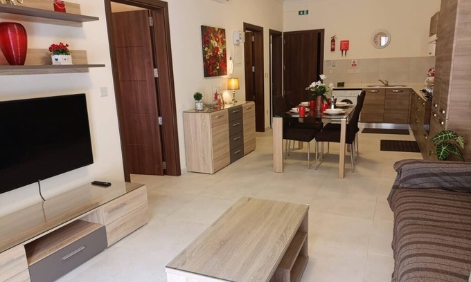 Mellieha Apartment | Relax with the whole family at this peaceful place to stay