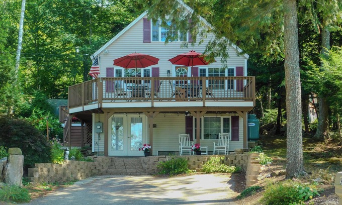 Gilmanton House | Relaxing 4BR Lake Home - Fire Pit Lake Access