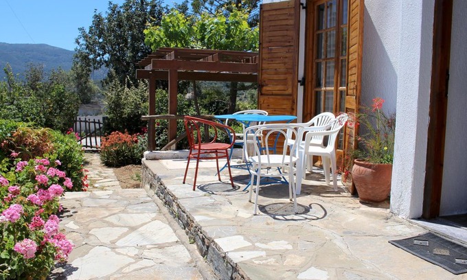 Vathi House | Relaxing in calm idyll with great sea view - holiday house Kalo Chorio, Crete