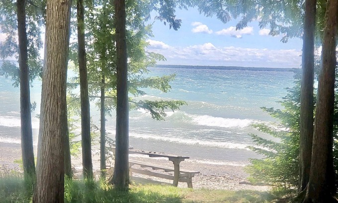 Bois Blanc Island Cottage | Remote cottage nestled along the shores of Lake Huron on Bois Blanc Island.