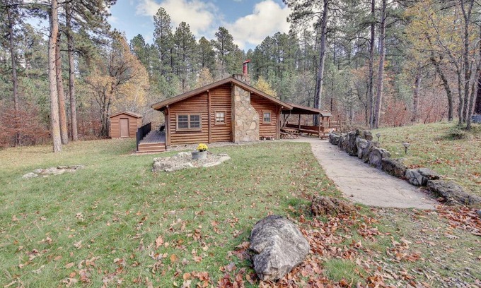 Sturgis House | Remote Escape Sturgis Cabin on 20 Private Acres!