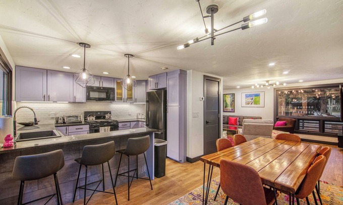 Aspen Condo | Renovated 3 br 3 bath Condo at Aspen Highlands, 2min to skiing, deck over creek