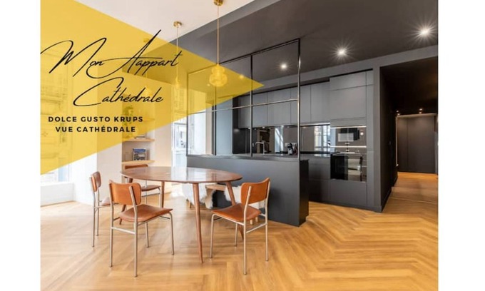 Clermont Ferrand City Centre Apartment | RENOVATED APARTMENT ⭐ CATHEDRAL CHARM ⭐ ☕ 💤