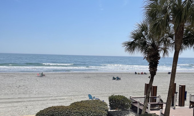 Myrtle Beach Condo | Renovated Kitchen! Beautiful Ocean Views 2B Brigadune! Perfect Location
