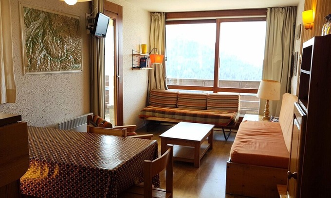 Plan Peisey Apartment | Residence Aiguille Grive - 4 room flat for 8 people