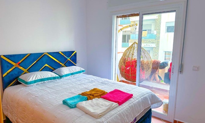 Oued Laou Apartment | Residence Al Kasaba - Spacious apartment with swimming pool and direct access to sea