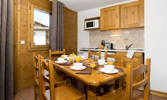 Plagne Soleil Apartment | Residence Les Chalets et Lodges des Alpages - 2 Rooms 6 People