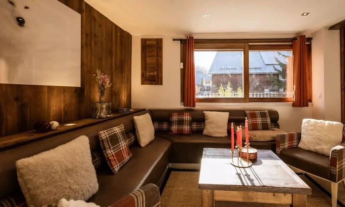 Valloire Apartment | Residence Les Fermes Du Planet - 6 rooms duplex 12 people 4* exposed South