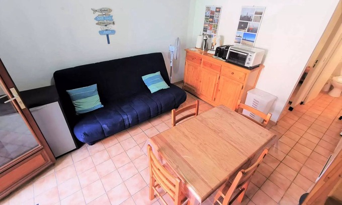 Port Leucate Villa | Residence Maisons De La Plage - Comfortable two-room mezzanine villa for 5 people in Port Leucate. Ref: 1MPL 188