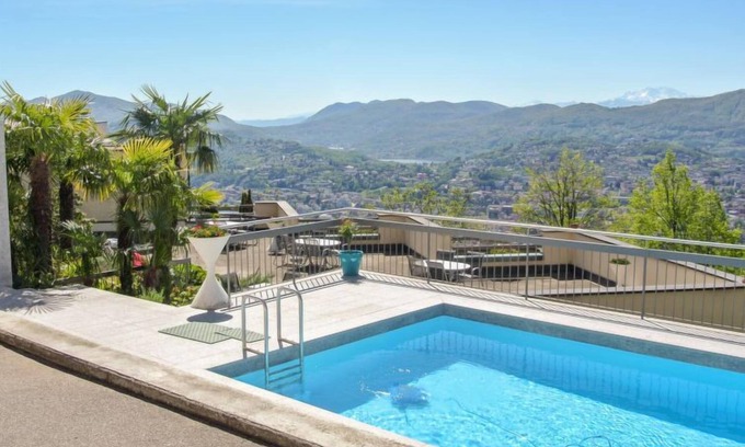 Lugano Apartment | Residenza Monte Bré - Apt.204 Haus1 by Interhome