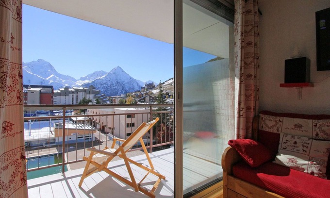 Les Deux Alpes Apartment | Resort center, ALL COMFORT, rated 3* (4 pers.), SIDE OF SLOPES, SOUTH TERRACE
