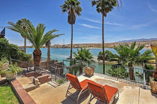 Bullhead City House | Restful Riverfront Retreat with Private Dock and Patio