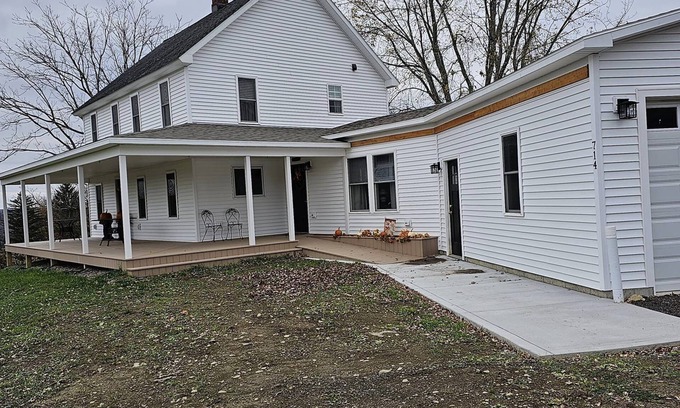 Homer Other | Restored farmhouse at our alpaca farm in the Finger Lakes region of New York.