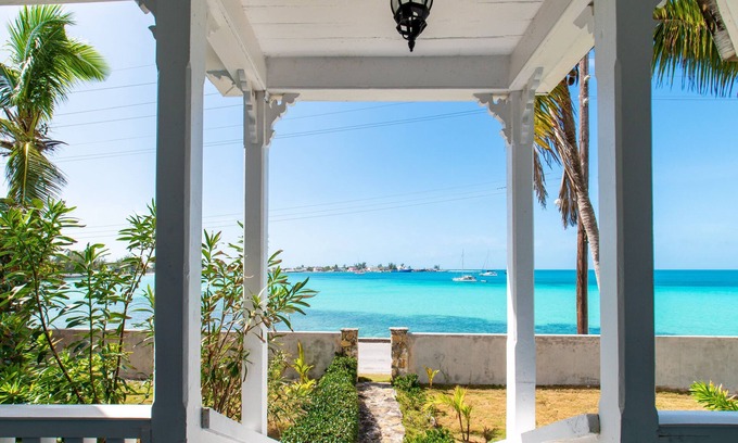 Governor's Harbour House | Restored Historic Waterfront Captains Home, Sunset Views, Walk to Beach