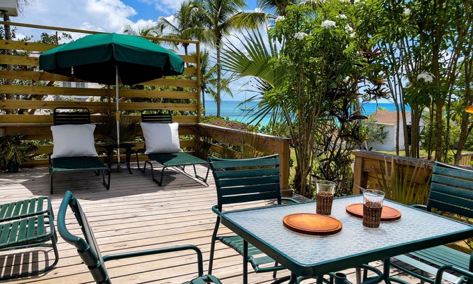 Governor's Harbour House | Restored Historic Cottage on Harbor, Sunset Views, Walk to Town and Beach