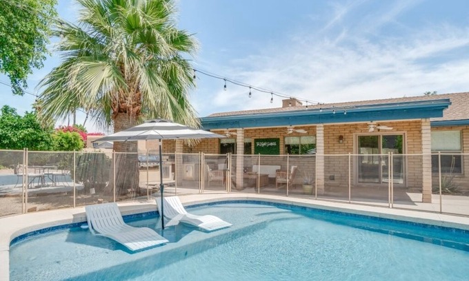 Park Lane House | Retreat w/Private Heated Pool & Fire Pit near Old Town. Family/Pet Friendly