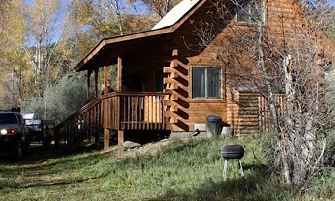 Pagosa Springs Cabin | River Home: secluded log cabin along San Juan River & MONTH-to-MONTH possible!