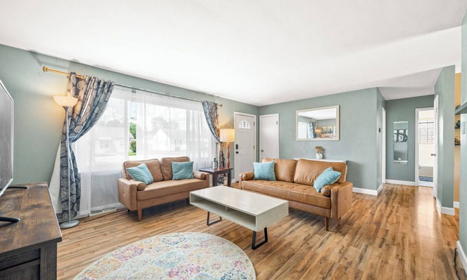 Columbus House | Roadmap Lodging: Bar & Chill, Centrally Located, Fenced Backyard