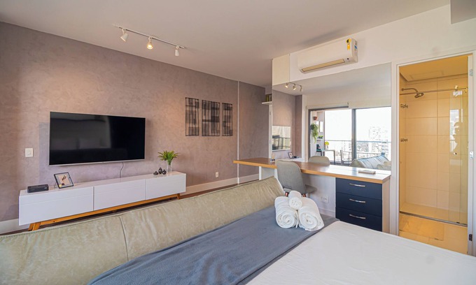 Brooklin Paulista Apartment | Roma Studio Modern and Cozy in Brooklin