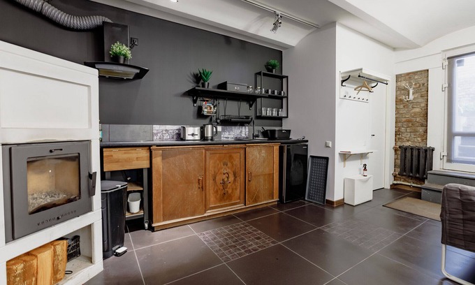 Centrs Apartment | Romantic designer apartment with indoor fireplace