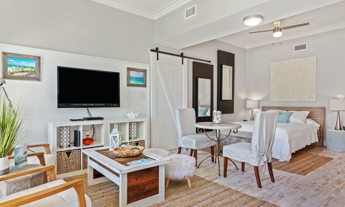 Gulf Place Condo | Romantic Studio at Gulf Place along 30A and a short walk to the beach!