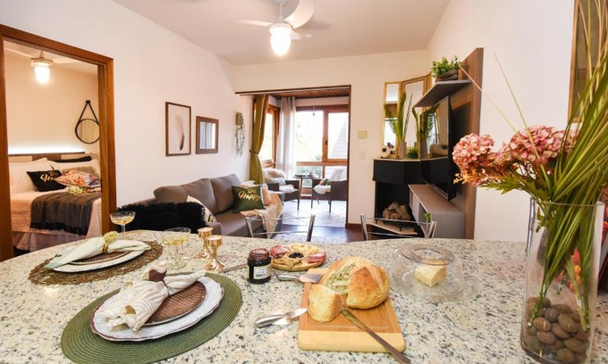 Gramado City Centre Apartment | Rosa Morada das Hortênsias