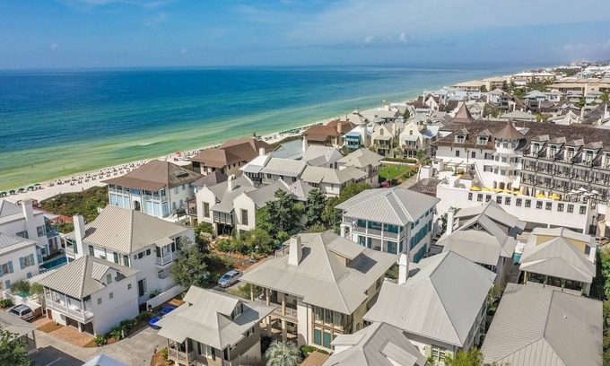 Rosemary Beach House | Rosemary Beach Carriage with Gulf Views and Balconies, 1 min to beach
