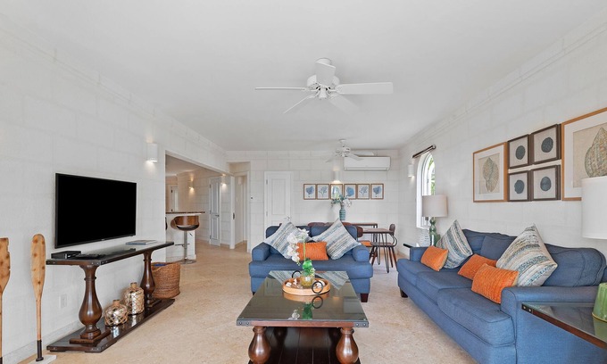 Merlin Bay Apartment | Royal Westmoreland 3 bedroom Royal Apartment with Communal Pool Beach Club Golf