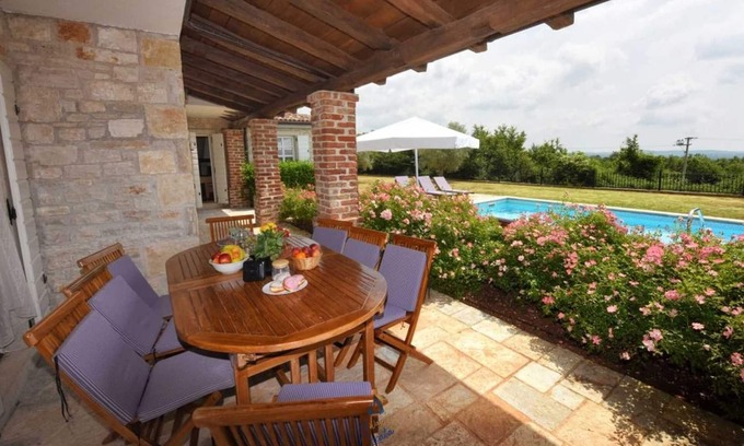 Heraki Villa | Rustic stone villa with private heated pool!