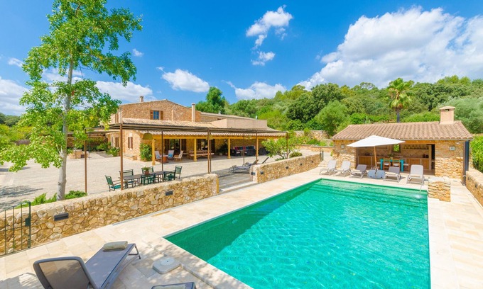 Campanet Villa | SA MATA GROSSA - Wonderful stone house with great BBQ area and private pool Free WiFi