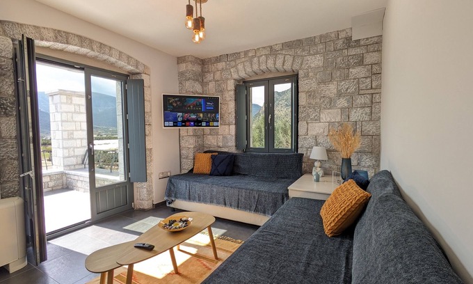 Livadi Apartment | Sabaton Apartment . A breathtaking gem in the Peloponnese!n