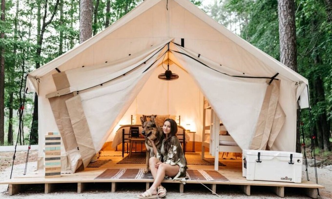 Tanglewood House | Safari Tent Glamping at Unicoi in Helen GA - 12