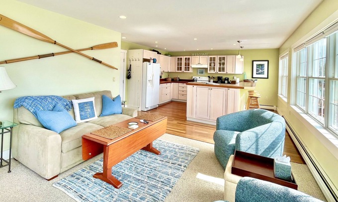 Boothbay Harbor Apartment | Sail Loft - Upscale Oceanfront on a Pier! Downtown Boothbay Harbor!