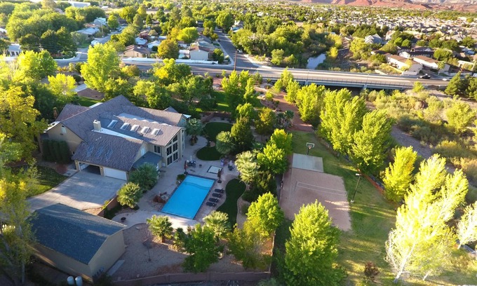 St. George House | Saint George Home and Property with 2 Private Pools and Pickleball Court