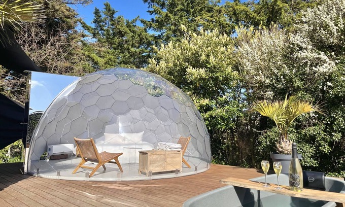 Pleneuf-Val-Andre Cabin | Saint Pabu'lle - Bubble 300m from the sea & spa
