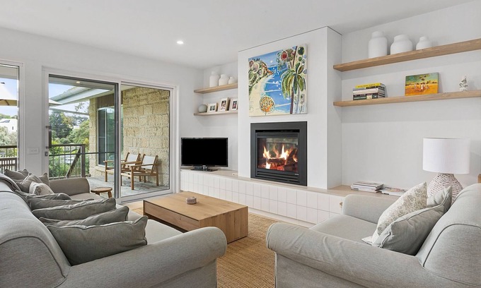 Portsea House | Sandpiper Portsea walk to the beach
