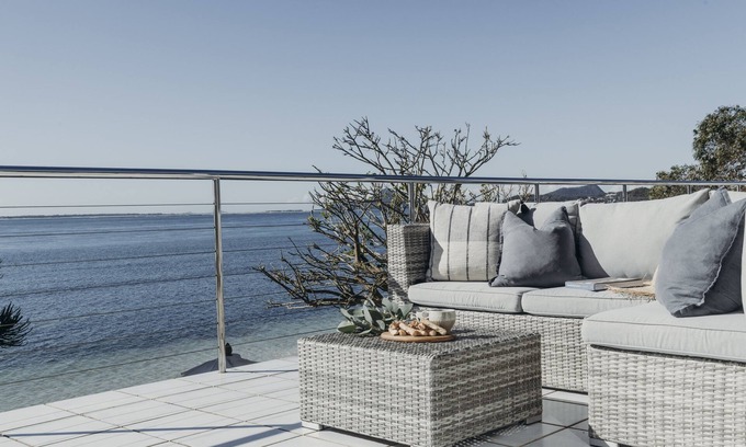 Corlette House | Sandy Point Beach House - On The Waterfront. Mid Week Stay Special Is Now On.