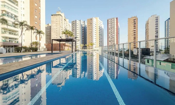 Jose Menino Apartment | SANTOS - ENTIRE APT WITH SWIMMING POOLS, LEISURE AND COVERED GARAGE IN THE CONDOMINIUM