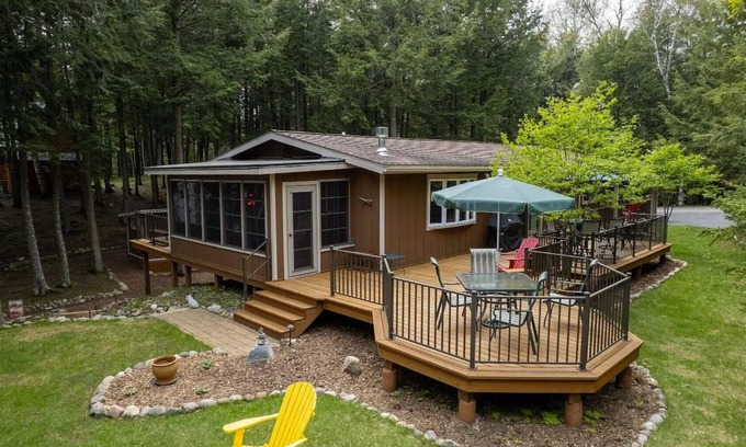 St Germain Cottage | Sassy Loon located in No Fish Bay on Little St. Germain Lake