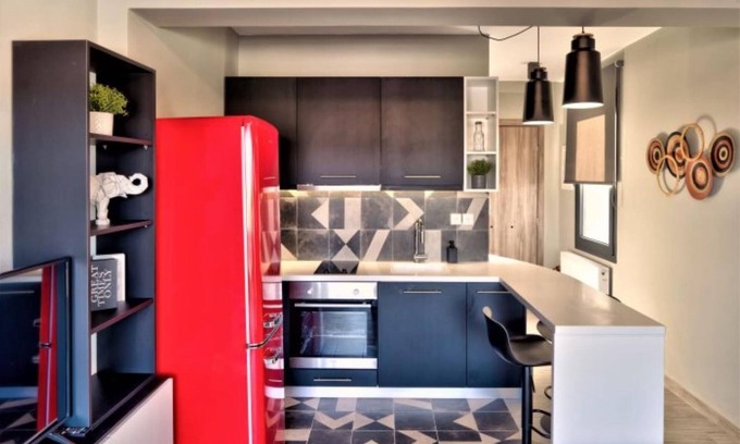 Volos City Centre Apartment | Sauna Suite- Mountain view