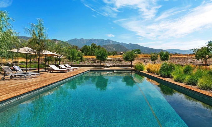 Ojai House | Scandinavian Farmhouse w/Infinity Pool, Guest Cabana, Tennis, 10 Acres, Bocce