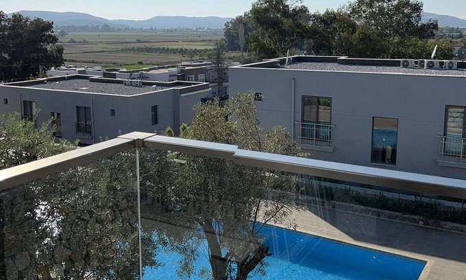 Milas Apartment | Scenic Flat with Shared Pool in Milas