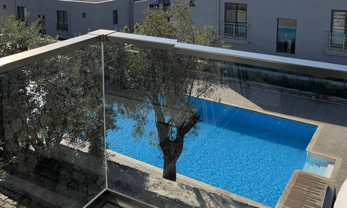 Milas Apartment | Scenic Flat with Shared Pool in Milas