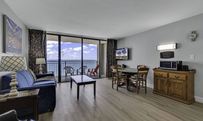Myrtle Beach Condo | Scenic Views from the balcony at Ocean Forest Plaza Condos 🏖️ Oceanfront 🏖️