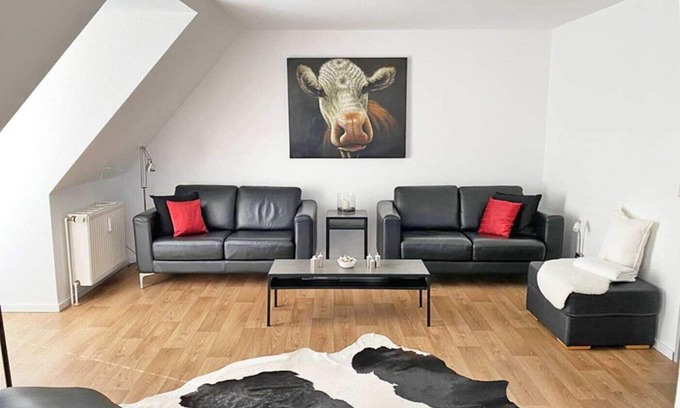 Schoenhagen Apartment | Schöne Fewo im 1. OG mit Balkon, Meerblick & Moderner, Hochwertiger Ausstattung