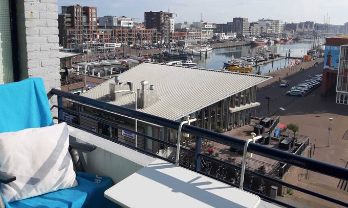 Vissershaven House | Schönes Apartment mit Hafen und Seeblick, Hund erlaubt