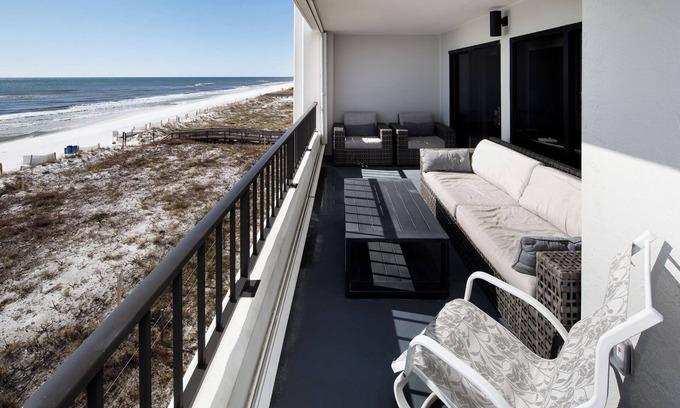 Fort Walton Beach Condo | SD 402: Seashell Haven - The Best Part of the Day? Sunsets and Serenity!